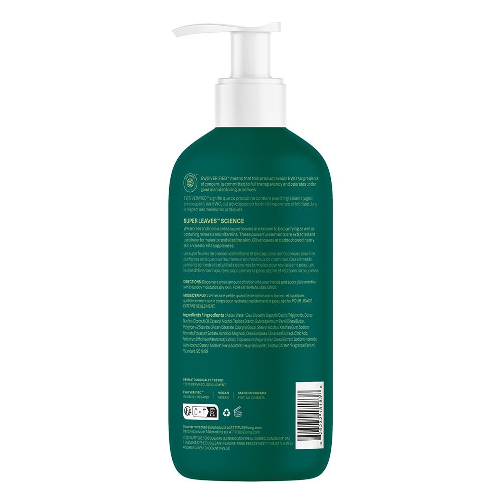 Attitude - Nourishing Body Lotion - Olive Leaves - 473 ml