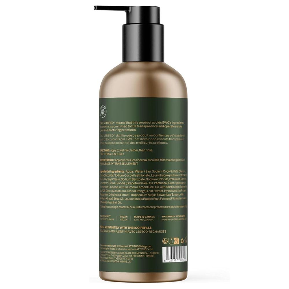 Attitude - Volumizing Shampoo - Petitgrain And Jasmine - 473 ml