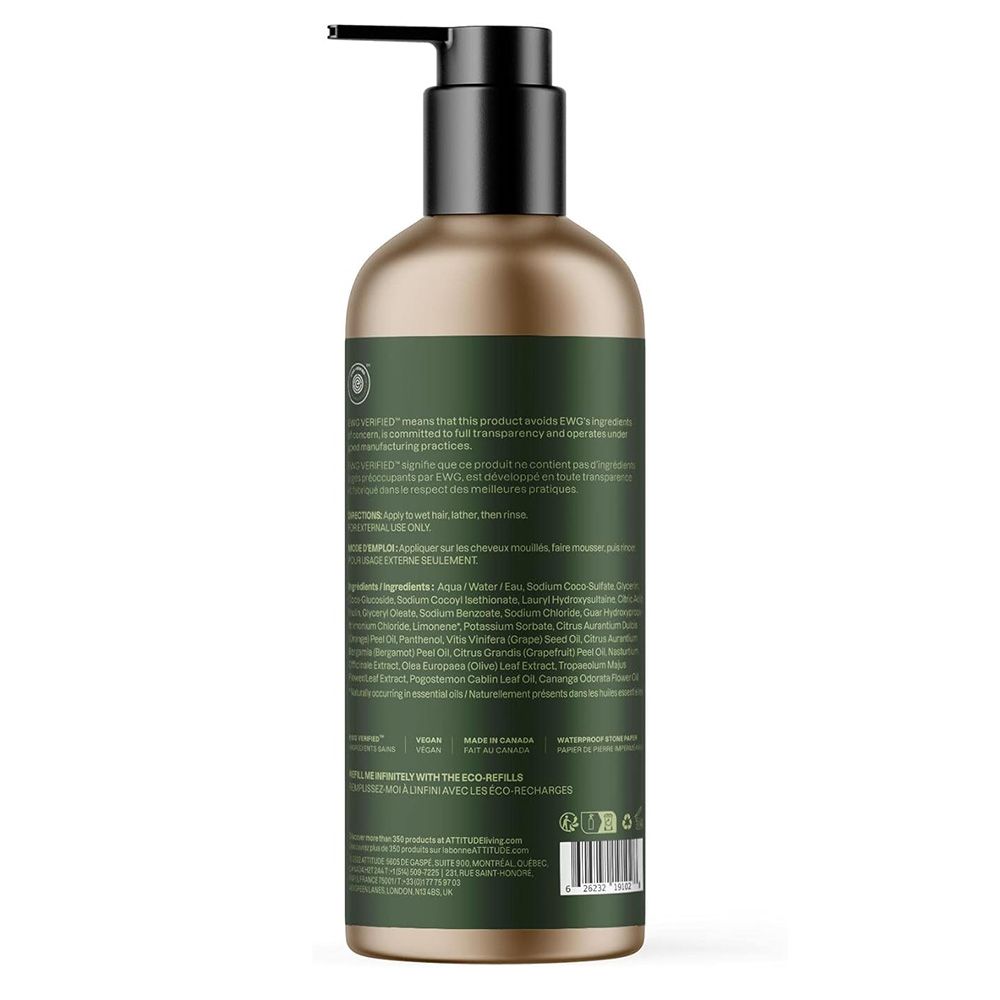 Attitude - Nourishing Shampoo - Bergamot And Ylang Ylang - 473 ml