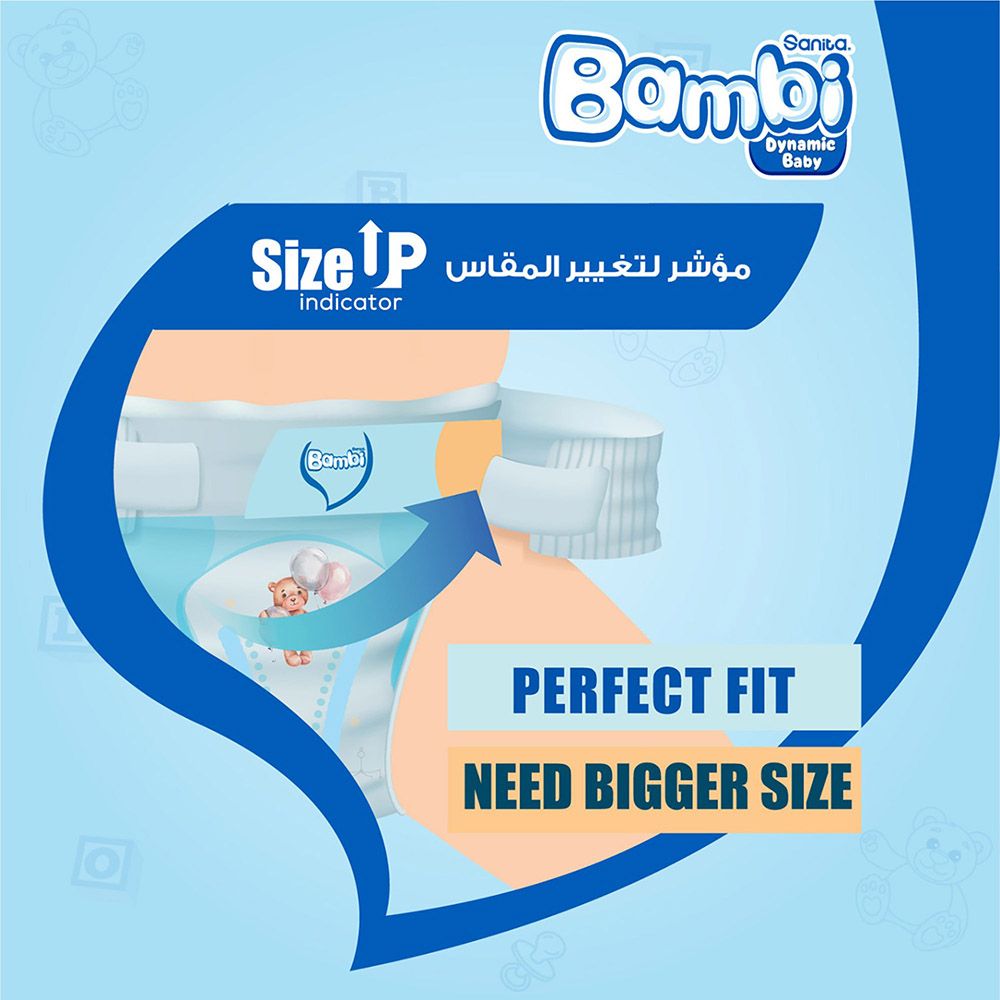 Sanita Bambi - Baby Diapers - Size 4 - 8-16kg - Large - Pack of 160