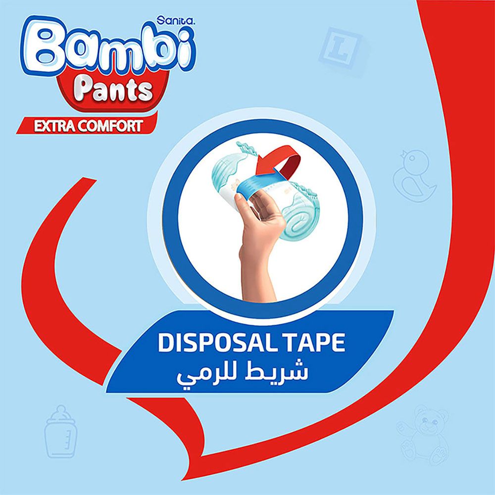 Sanita Bambi - Diaper Pants - Size 4 - 8-14kg - Large - Pack of 150