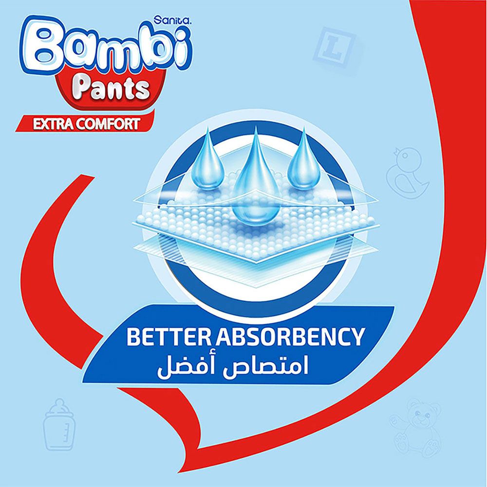 Sanita Bambi - Diaper Pants - Size 4 - 8-14kg - Large - Pack of 150