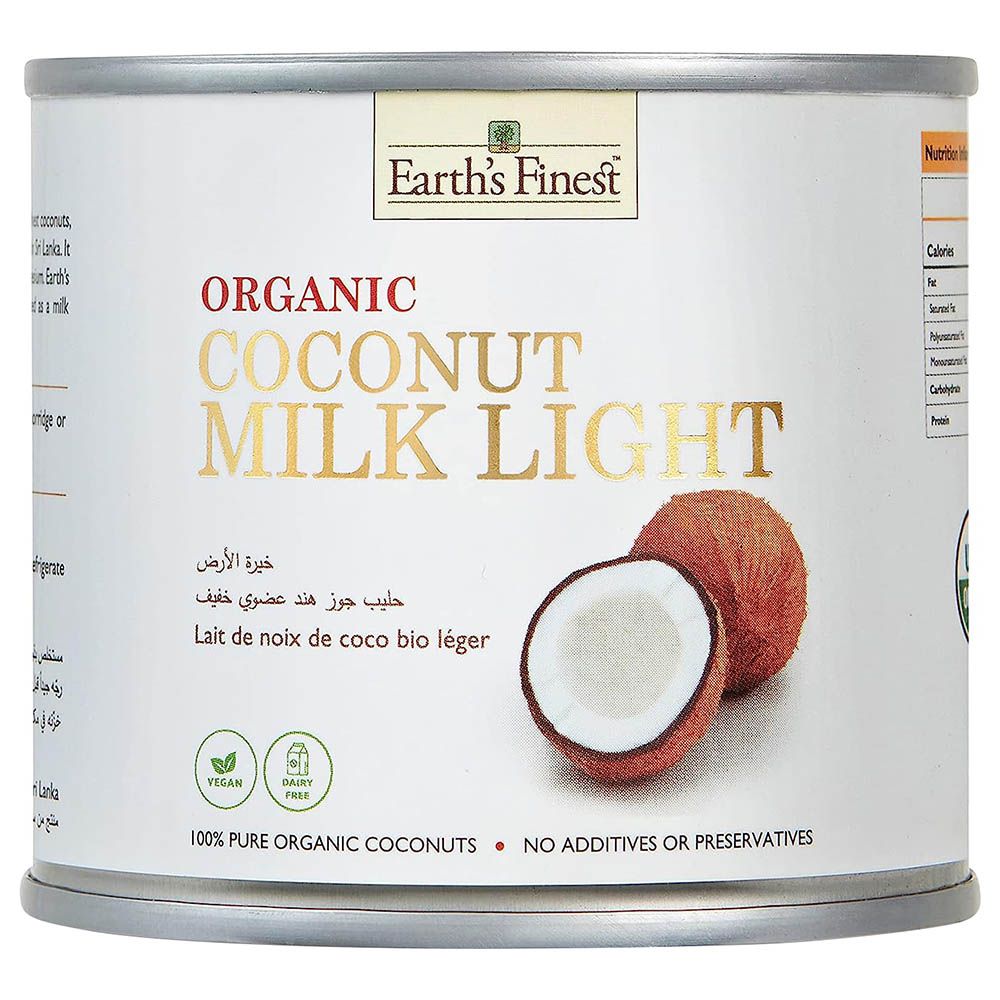 Earth's Finest - Organic Coconut Milk Light - 200ml