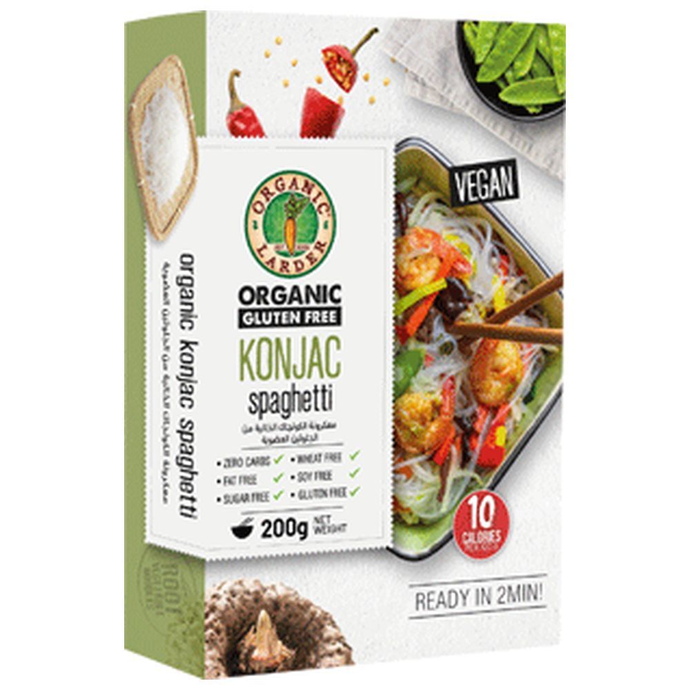 Organic Larder - Gluten Free Konjac Spaghetti - 200 g