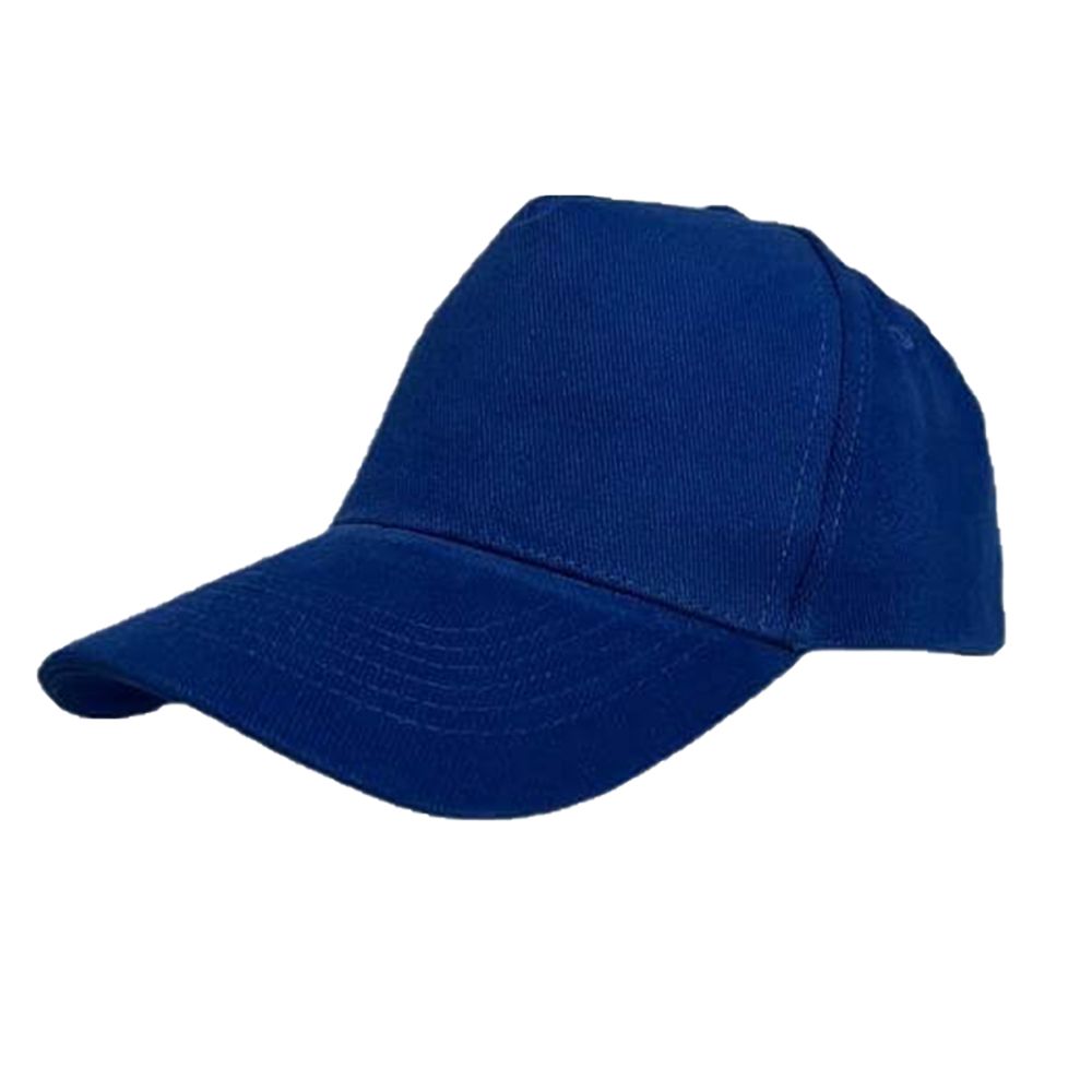 Santhome - Narva 5 Panel Heavy Brushed Cotton Cap - Royal Blue