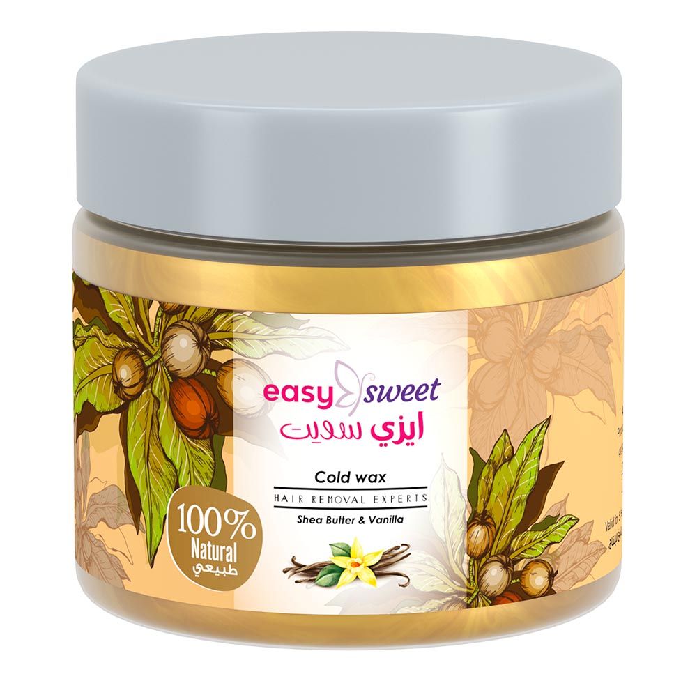 Easy - Sweet Cold Wax - Shea Butter And Vanilla Extract - 200 g