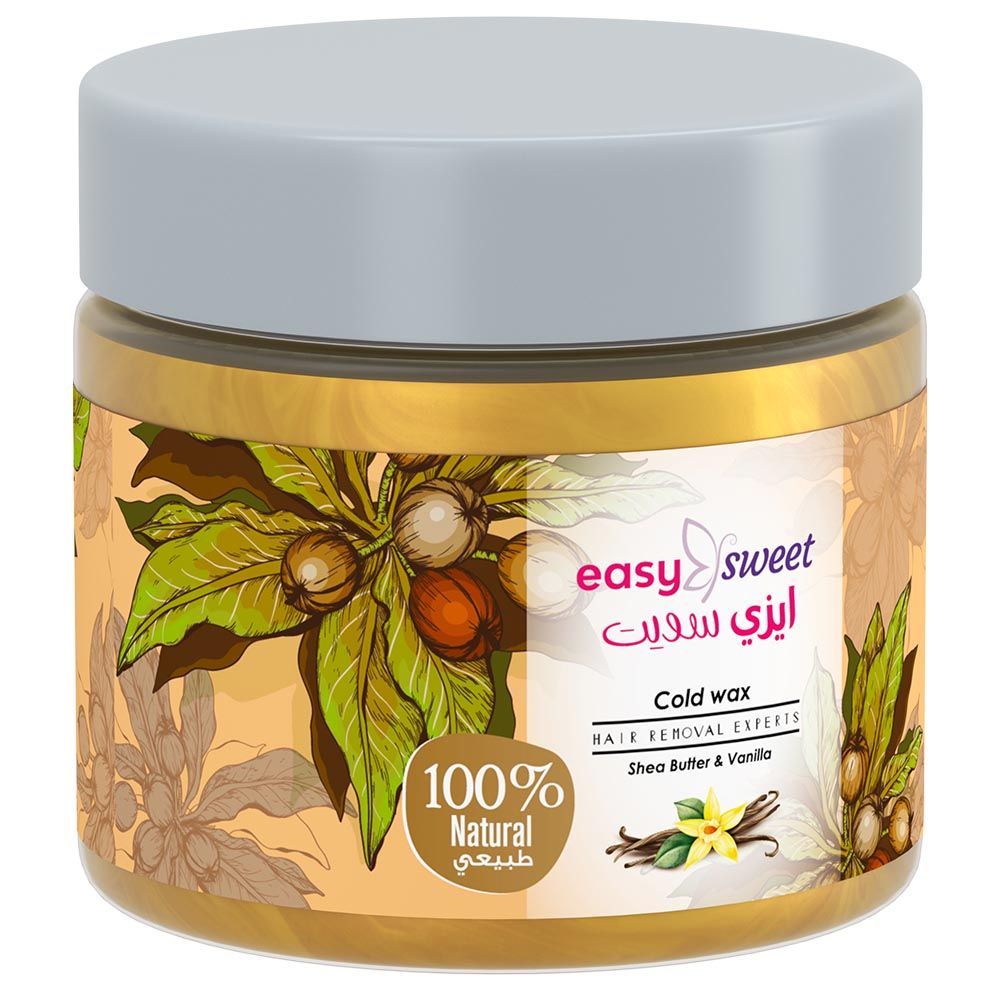 Easy - Sweet Cold Wax - Shea Butter And Vanilla Extract - 200 g