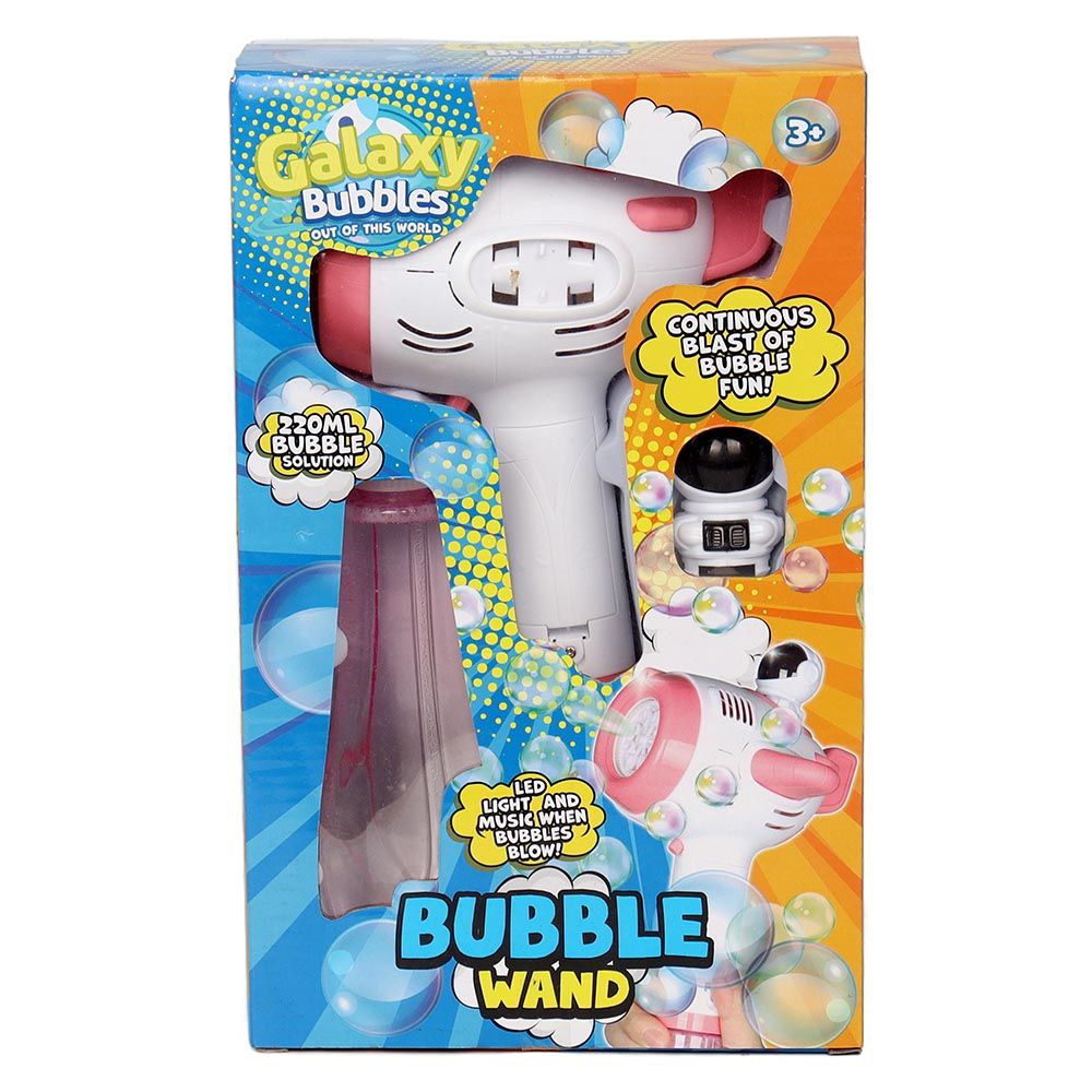 Galaxy Bubbles - Airplane Bubble Wand With 220ml Bubble Solution 1pc - Color May Vary