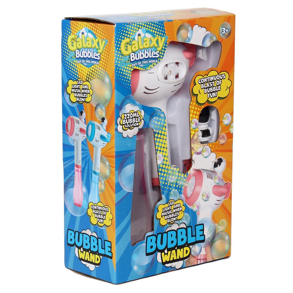 Galaxy Bubbles - Airplane Bubble Wand With 220ml Bubble Solution 1pc - Color May Vary