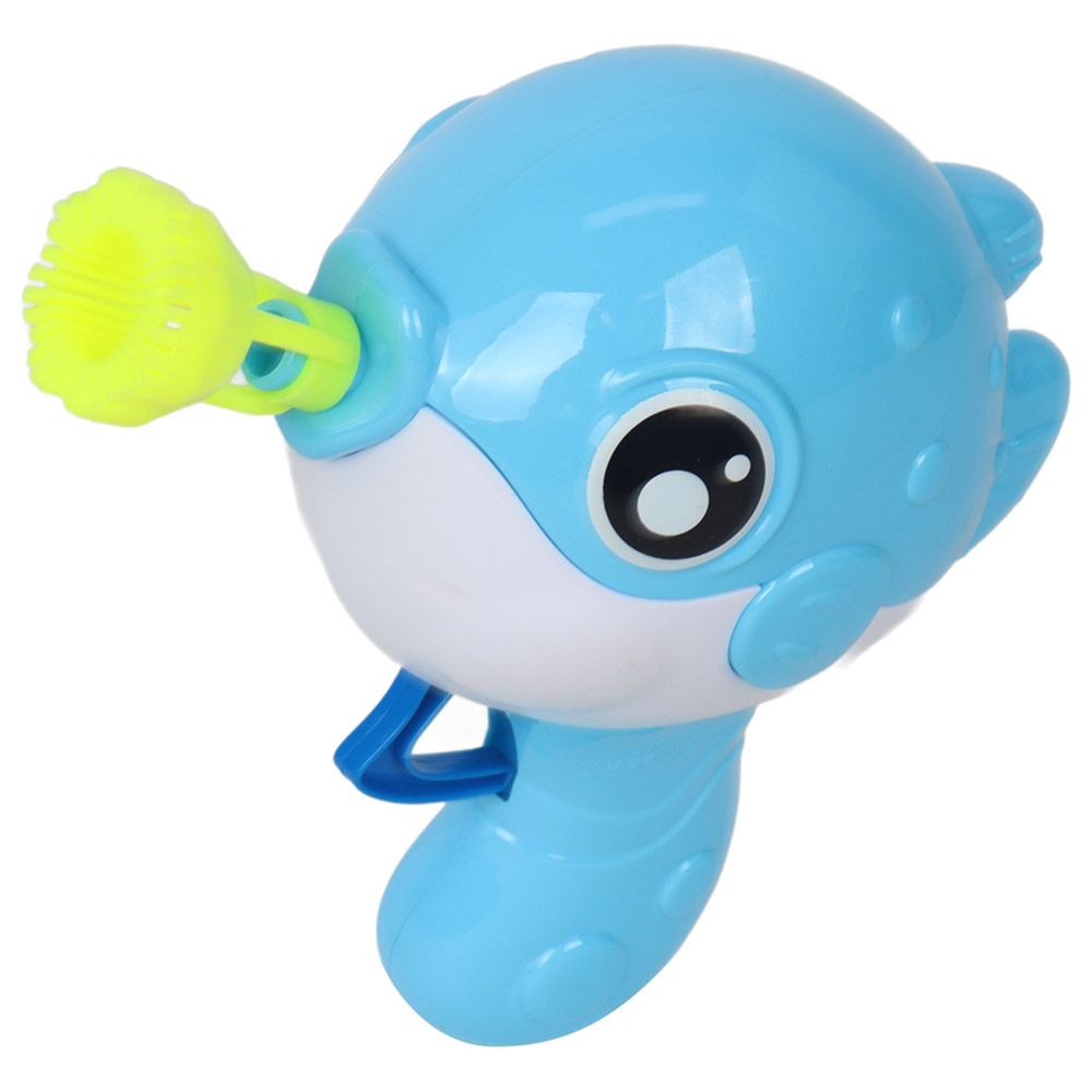 Galaxy Bubbles - Friction Fish Bubble Blower With 50ml Bubble Solution 1pc - Color May Vary