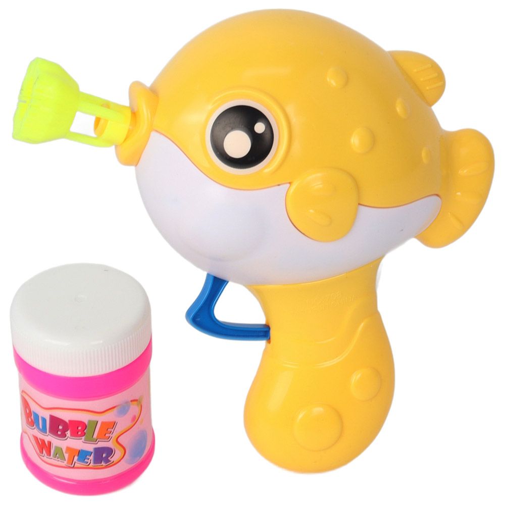 Galaxy Bubbles - Friction Fish Bubble Blower With 50ml Bubble Solution 1pc - Color May Vary