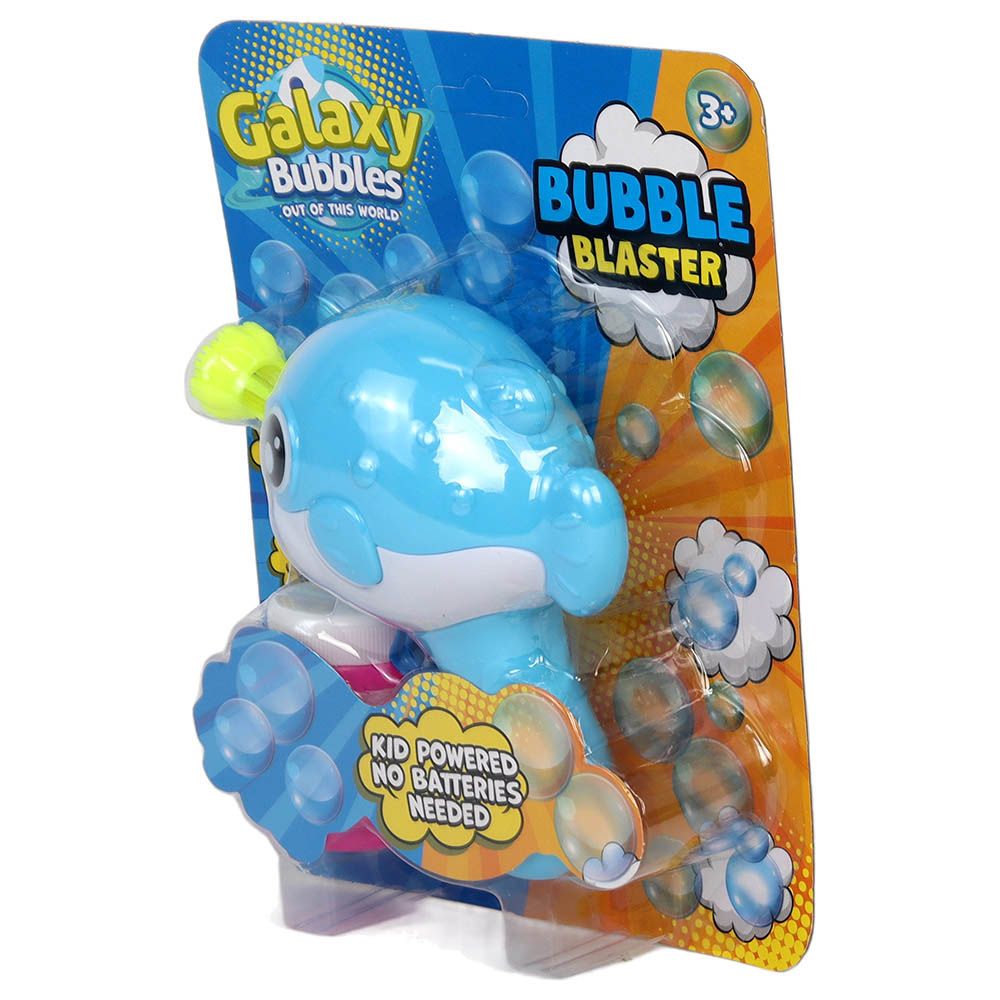 Galaxy Bubbles - Friction Fish Bubble Blower With 50ml Bubble Solution 1pc - Color May Vary