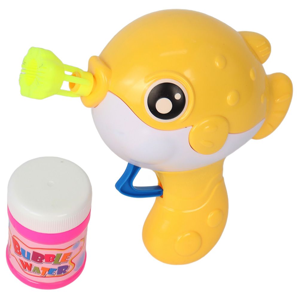 Galaxy Bubbles - Friction Fish Bubble Blower With 50ml Bubble Solution 1pc - Color May Vary