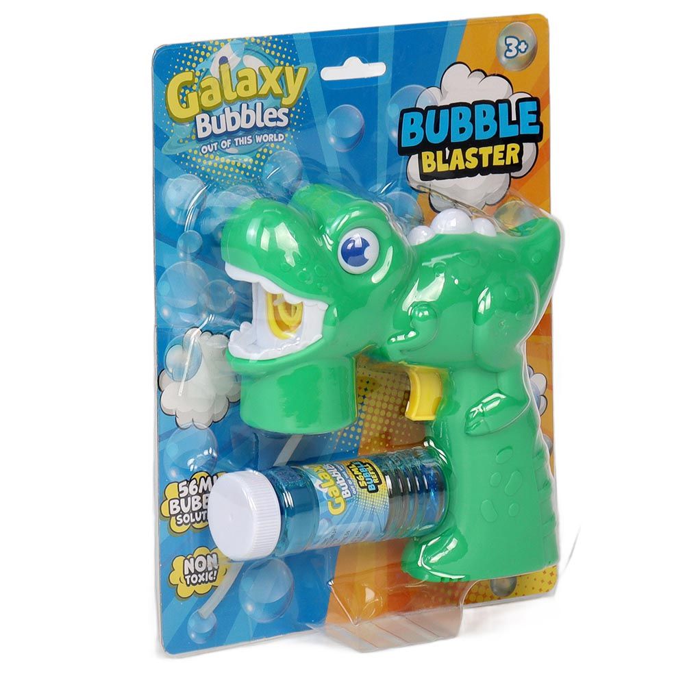 Galaxy Bubbles - Dino Bubble Shooter With 56ml Bubble Solution