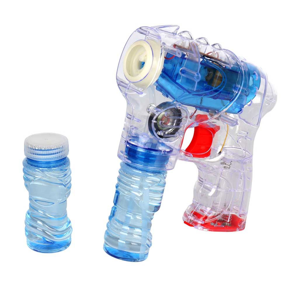 Galaxy Bubbles - Transparent Laser Bubble Blaster With 2x50ml Bubble Solution