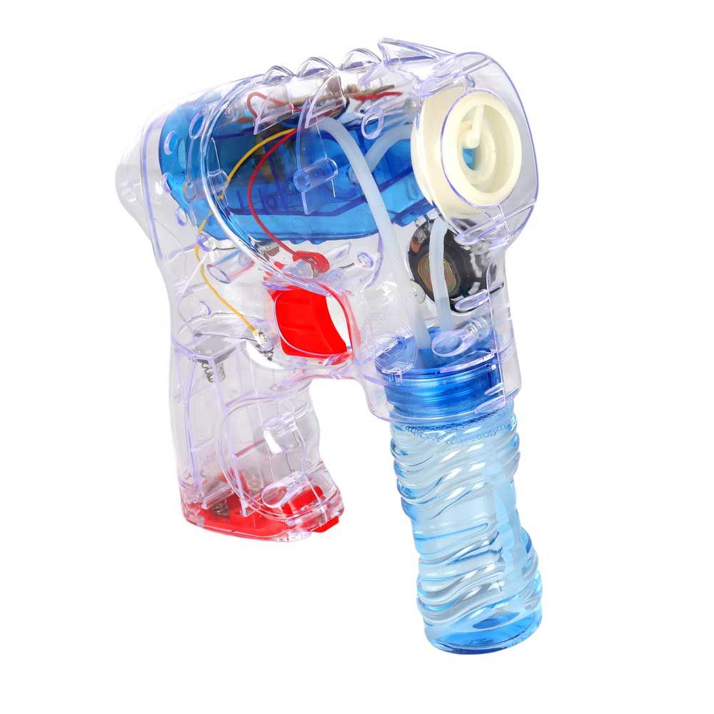 Galaxy Bubbles - Transparent Laser Bubble Blaster With 2x50ml Bubble Solution