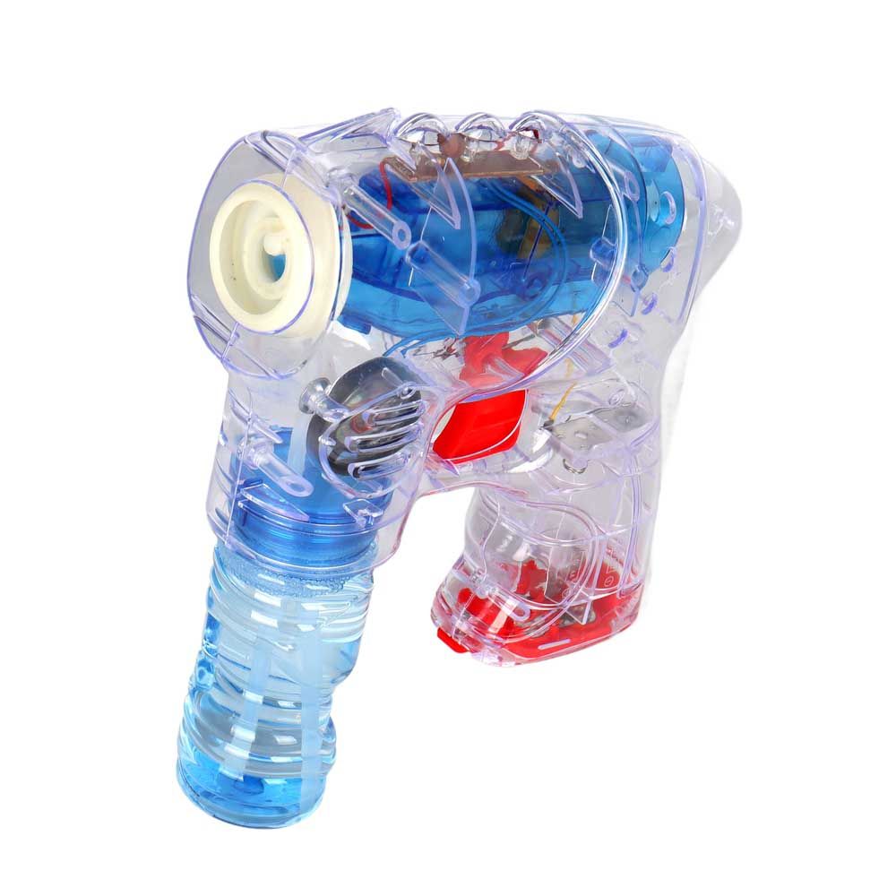 Galaxy Bubbles - Transparent Laser Bubble Blaster With 2x50ml Bubble Solution