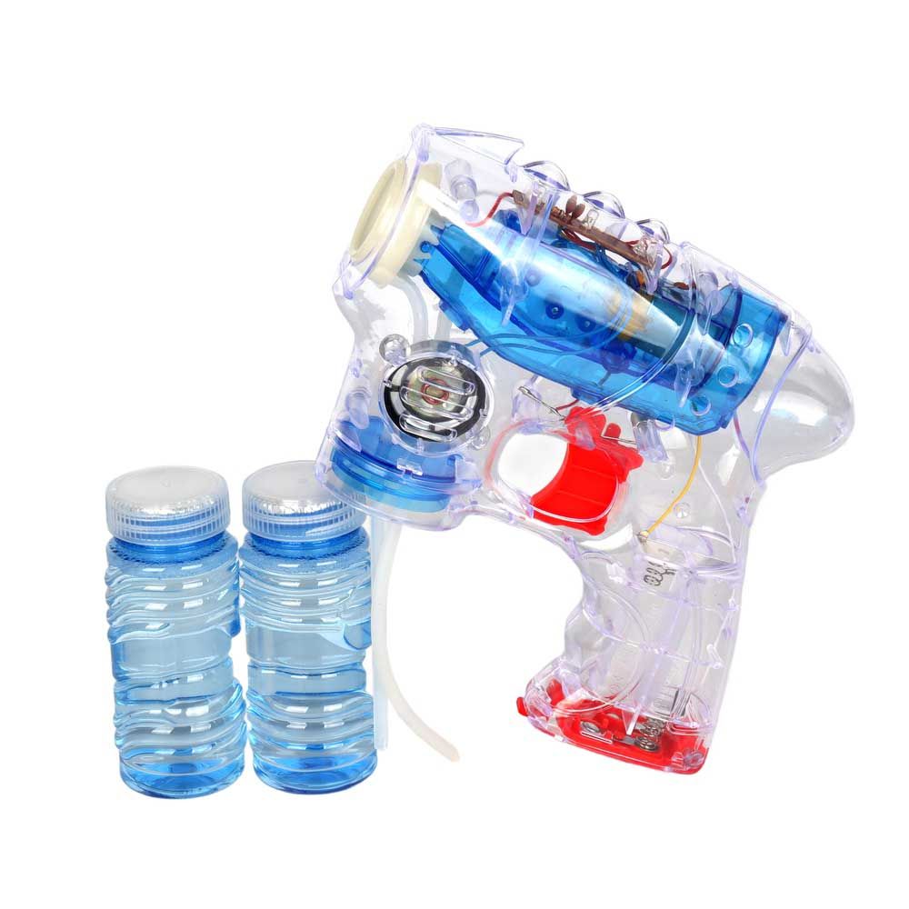 Galaxy Bubbles - Transparent Laser Bubble Blaster With 2x50ml Bubble Solution