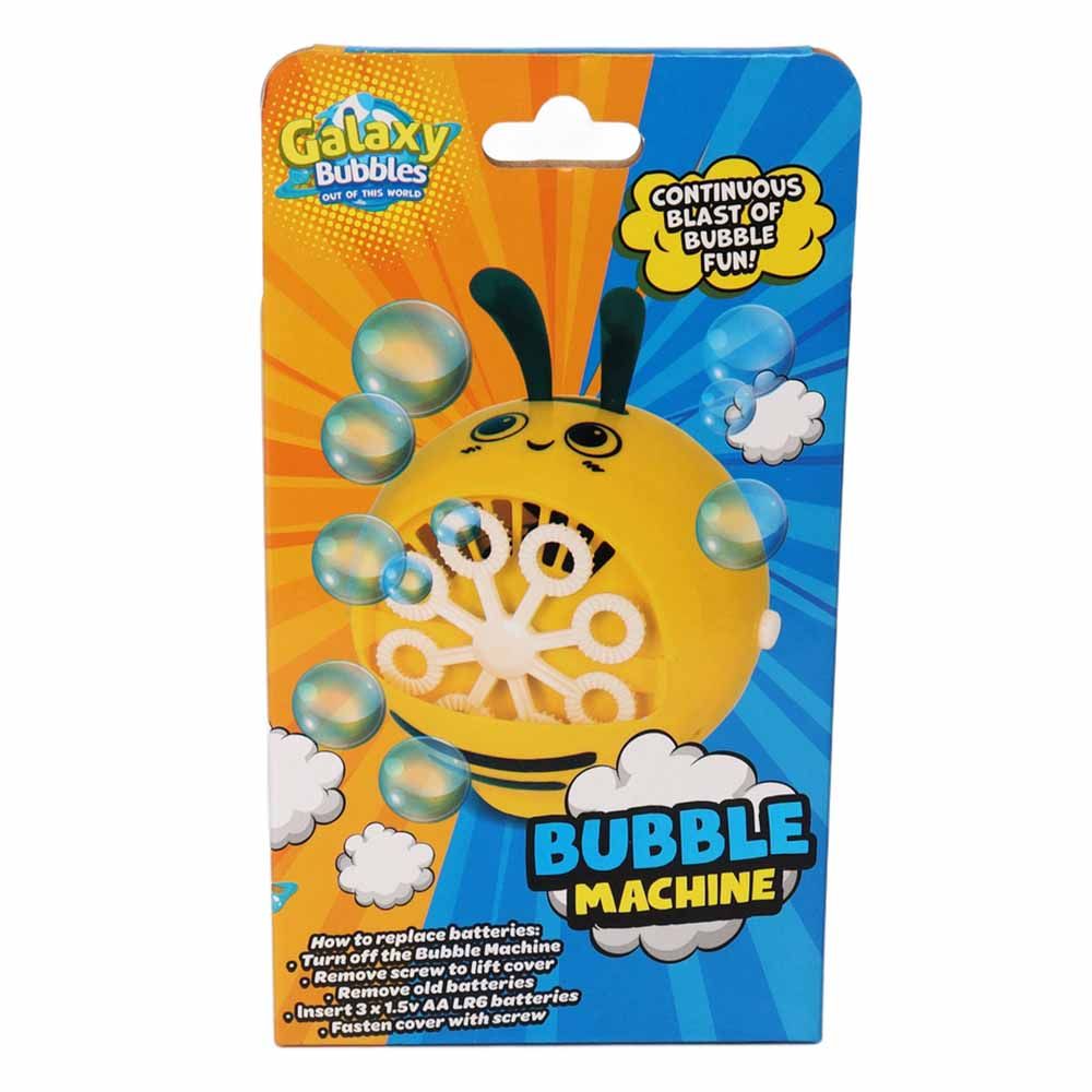 Galaxy Bubbles - Bee Bubble Machine With 60ml Bubble Solution