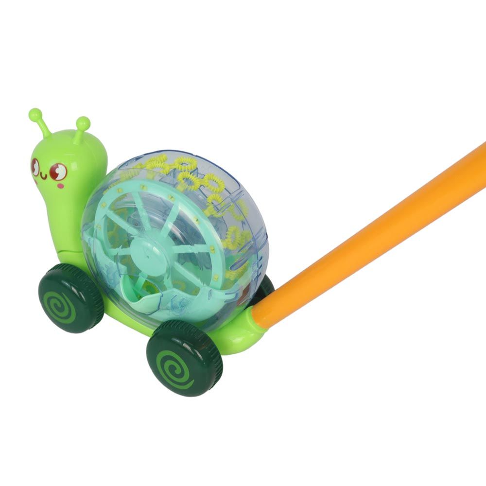 Galaxy Bubbles - Snails Bubble Blowers With 118ml Bubble Solution 1pc - Color May Vary