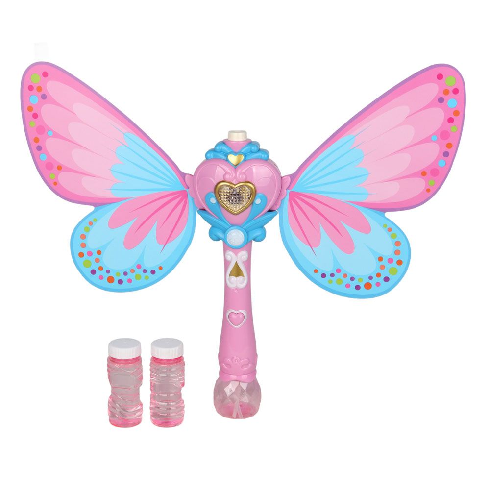 Galaxy Bubbles - Fairy Bubble Wand With 2x50ml Bubble Solution 1pc - Color May Vary