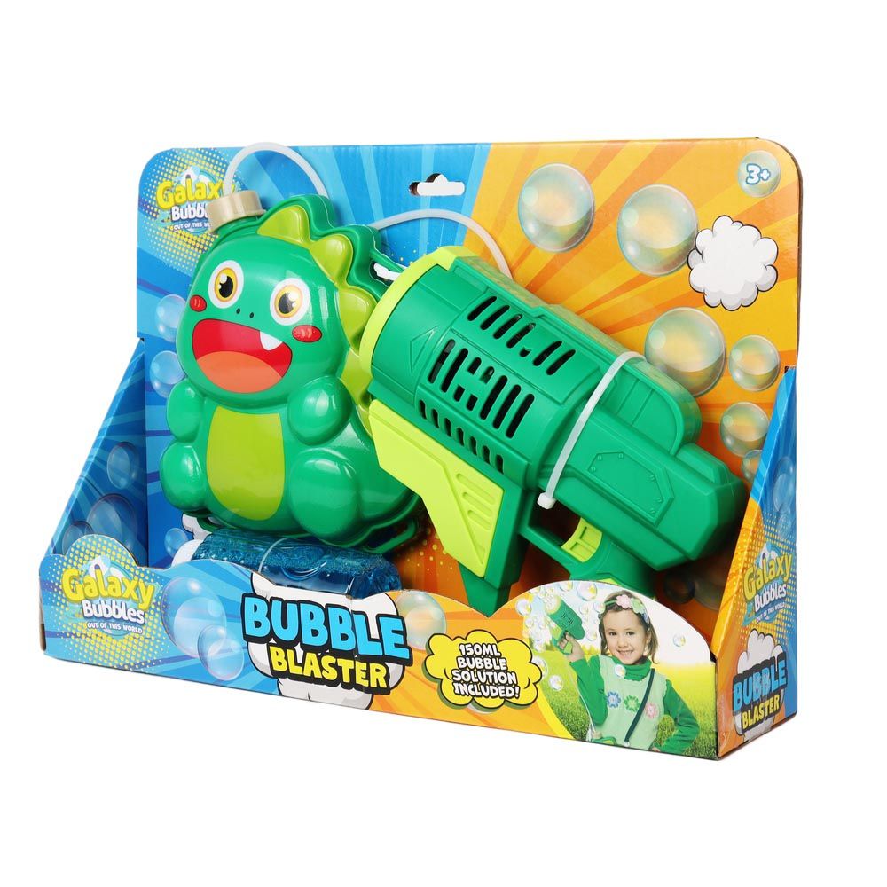 Galaxy Bubbles - Dino Bubble Backpack With 150ml Bubble Solution