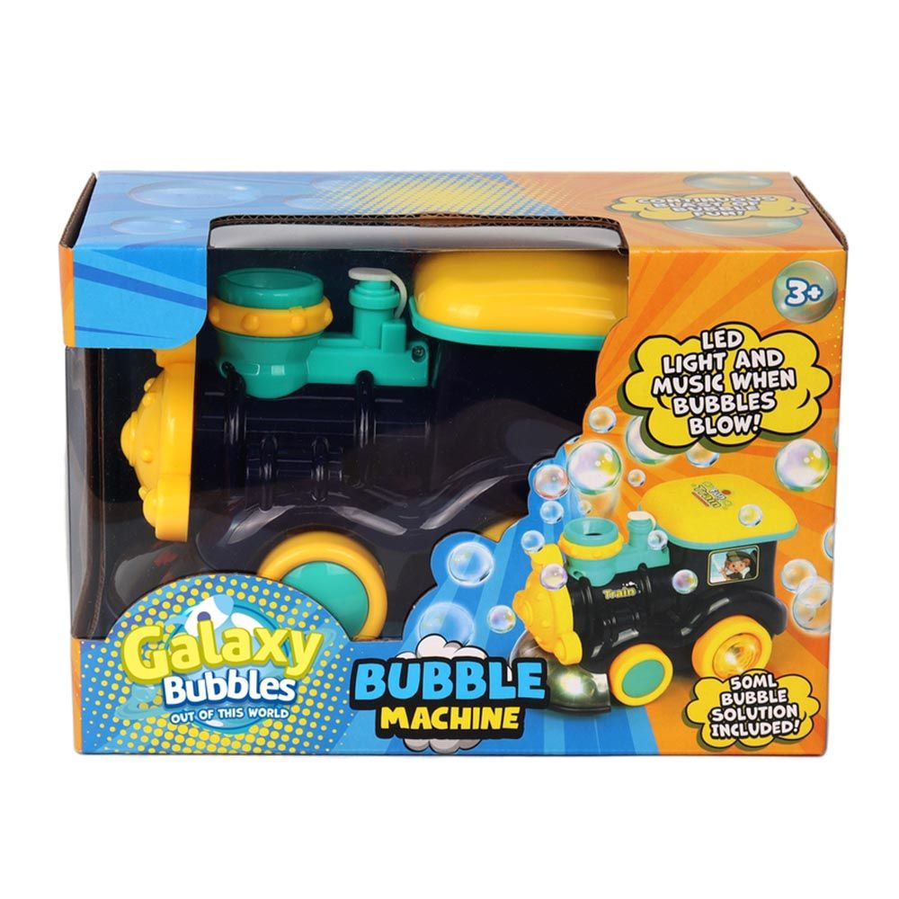 Galaxy Bubbles - Bubble Steam Train Engine With 50ml Bubble Solution