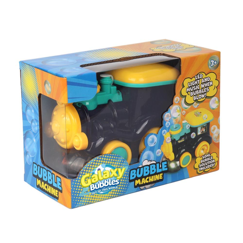 Galaxy Bubbles - Bubble Steam Train Engine With 50ml Bubble Solution