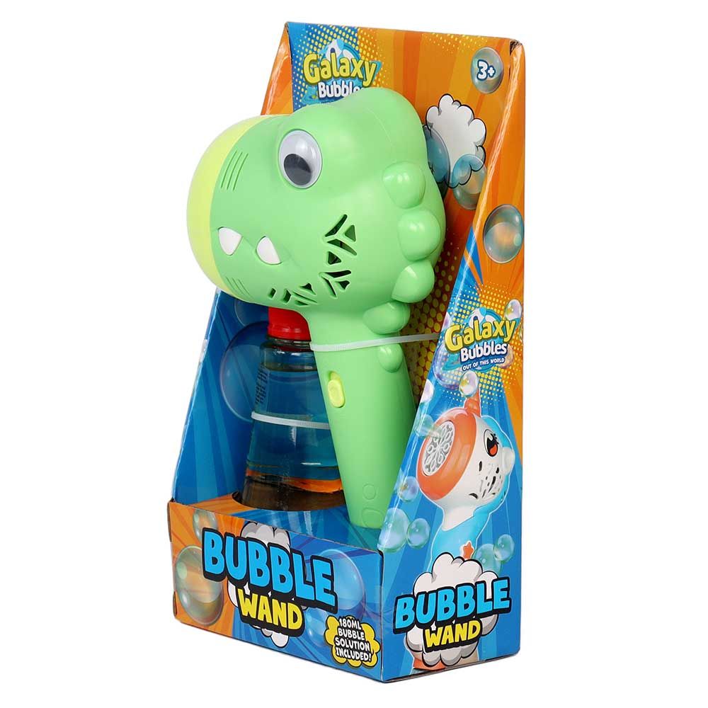 Galaxy Bubbles - Crocodile Bubble Wand With 180ml Bubble Solution