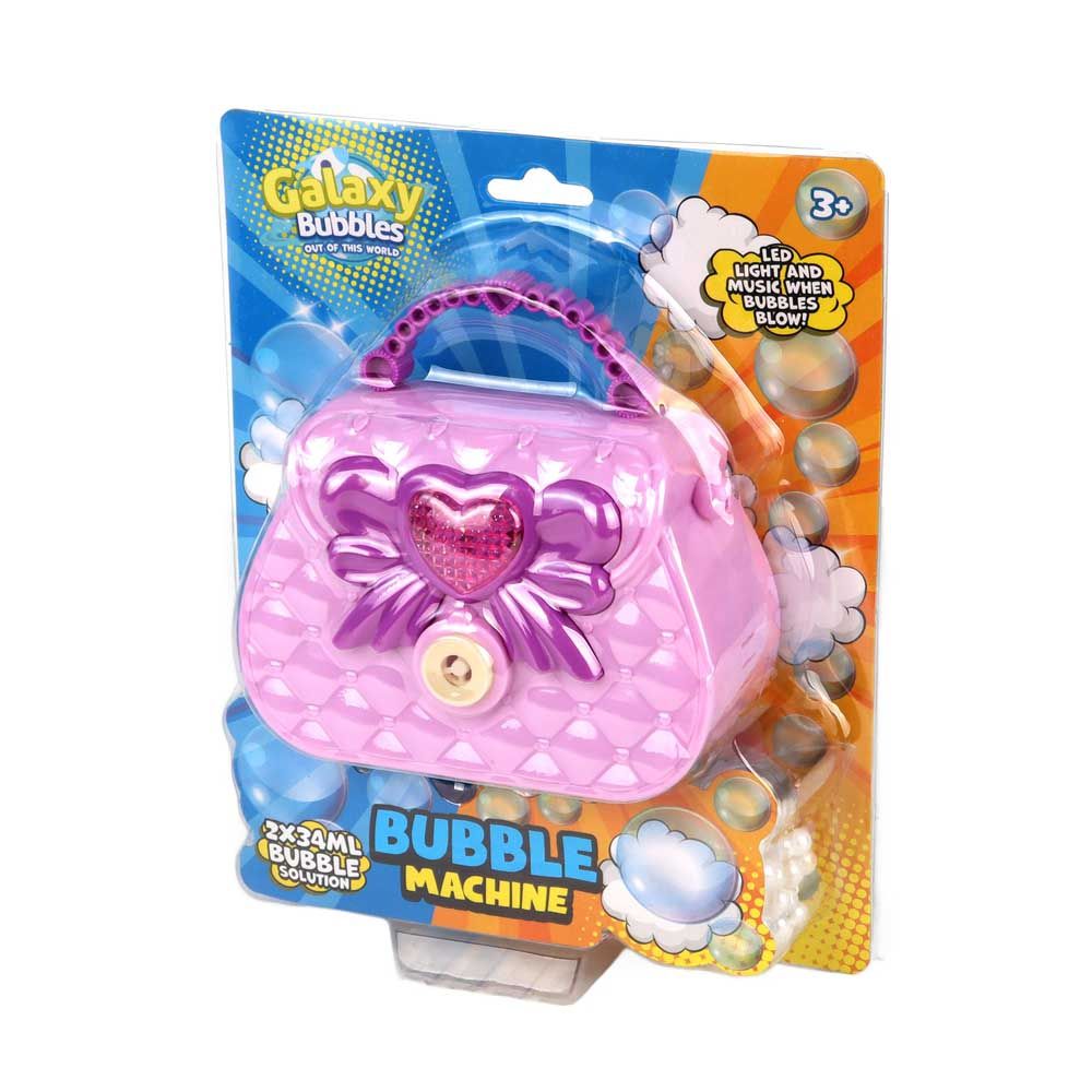 Galaxy Bubbles - Bubble Purse With 2x34ml Bubble Solution 1pc - Color May Vary