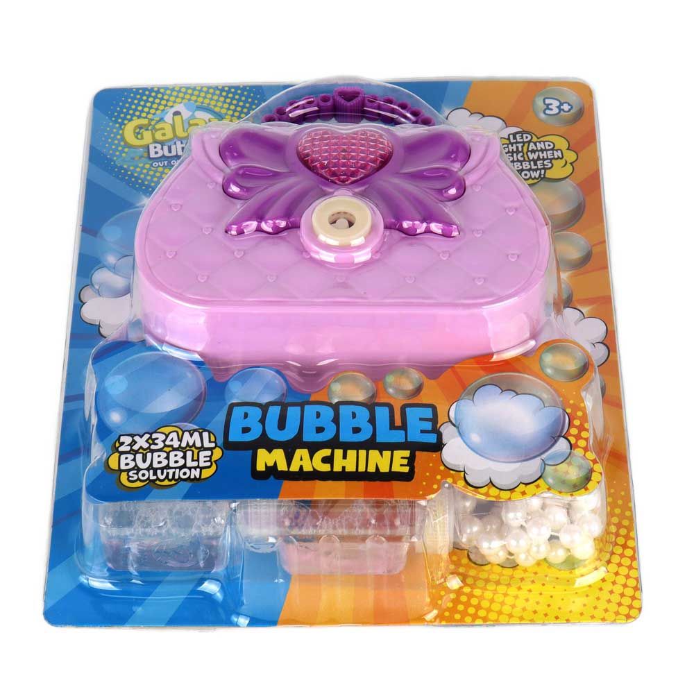 Galaxy Bubbles - Bubble Purse With 2x34ml Bubble Solution 1pc - Color May Vary