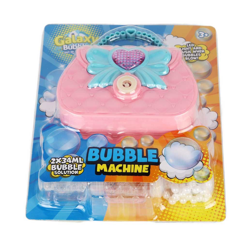 Galaxy Bubbles - Bubble Purse With 2x34ml Bubble Solution 1pc - Color May Vary