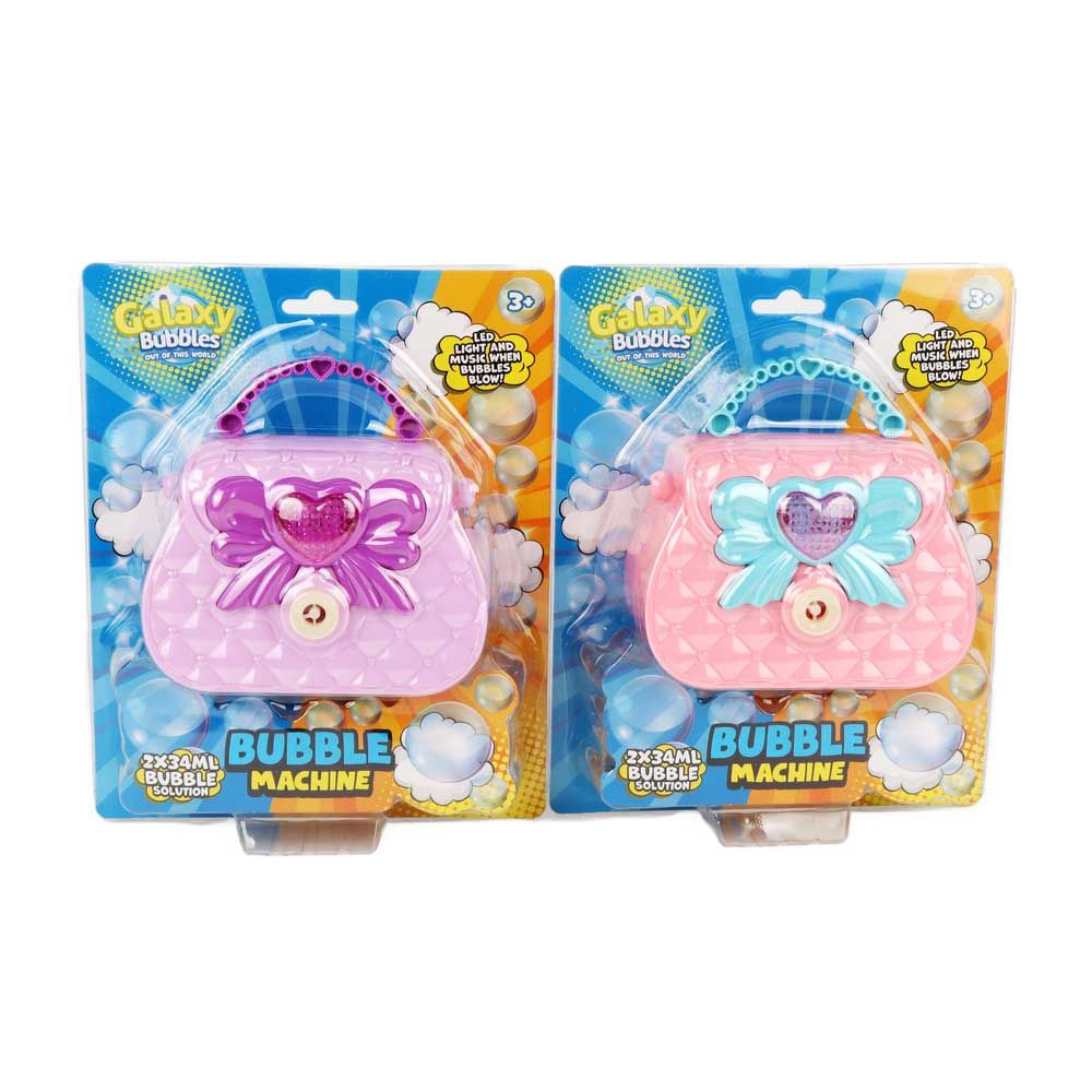 Galaxy Bubbles - Bubble Purse With 2x34ml Bubble Solution 1pc - Color May Vary