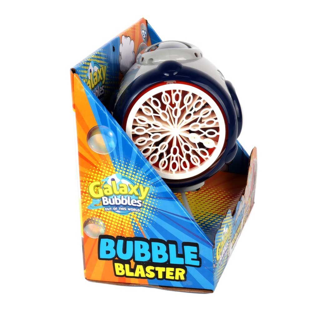 Galaxy Bubbles - Space Bubble Blaster Gun With 30 Blowers 1pc - Color May Vary