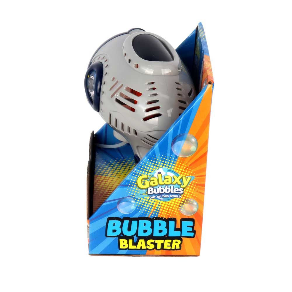 Galaxy Bubbles - Space Bubble Blaster Gun With 30 Blowers 1pc - Color May Vary