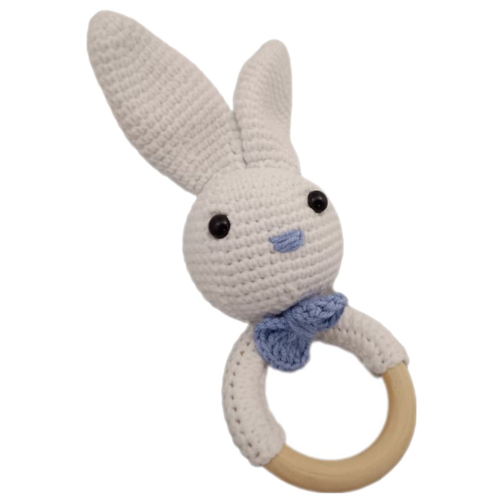 Pikkaboo - HeavenlyHugs Mr. Rabbit Handmade Crochet Teether