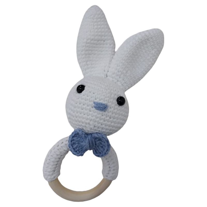 Pikkaboo - HeavenlyHugs Mr. Rabbit Handmade Crochet Teether