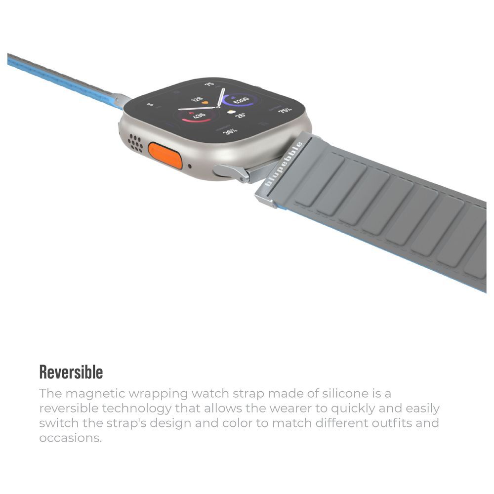 Blupebble - Reversible Magnetic Apple Watch Strap Ultra - Tresero