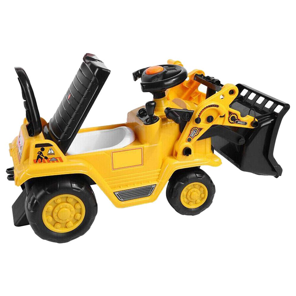 Mini Panda - Bulldoze Buddy Ride-On Car - Yellow