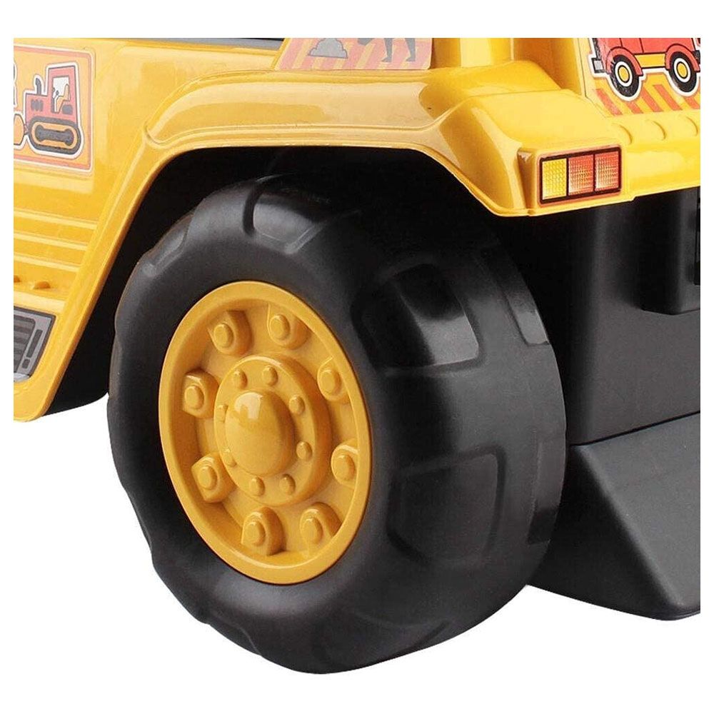 Mini Panda - Bulldoze Buddy Ride-On Car - Yellow