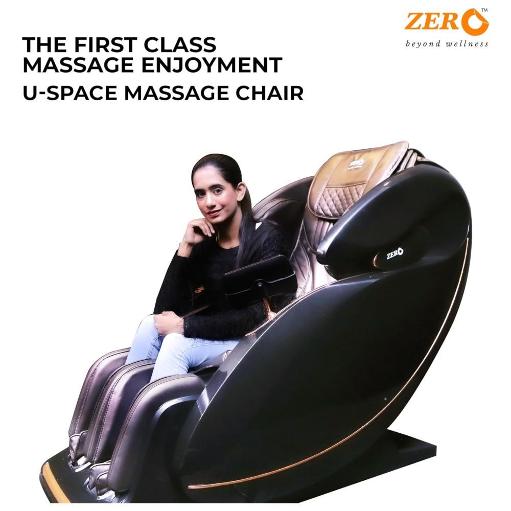 Zero HealthCare - U-Space Relaxation Massage Chair - Black