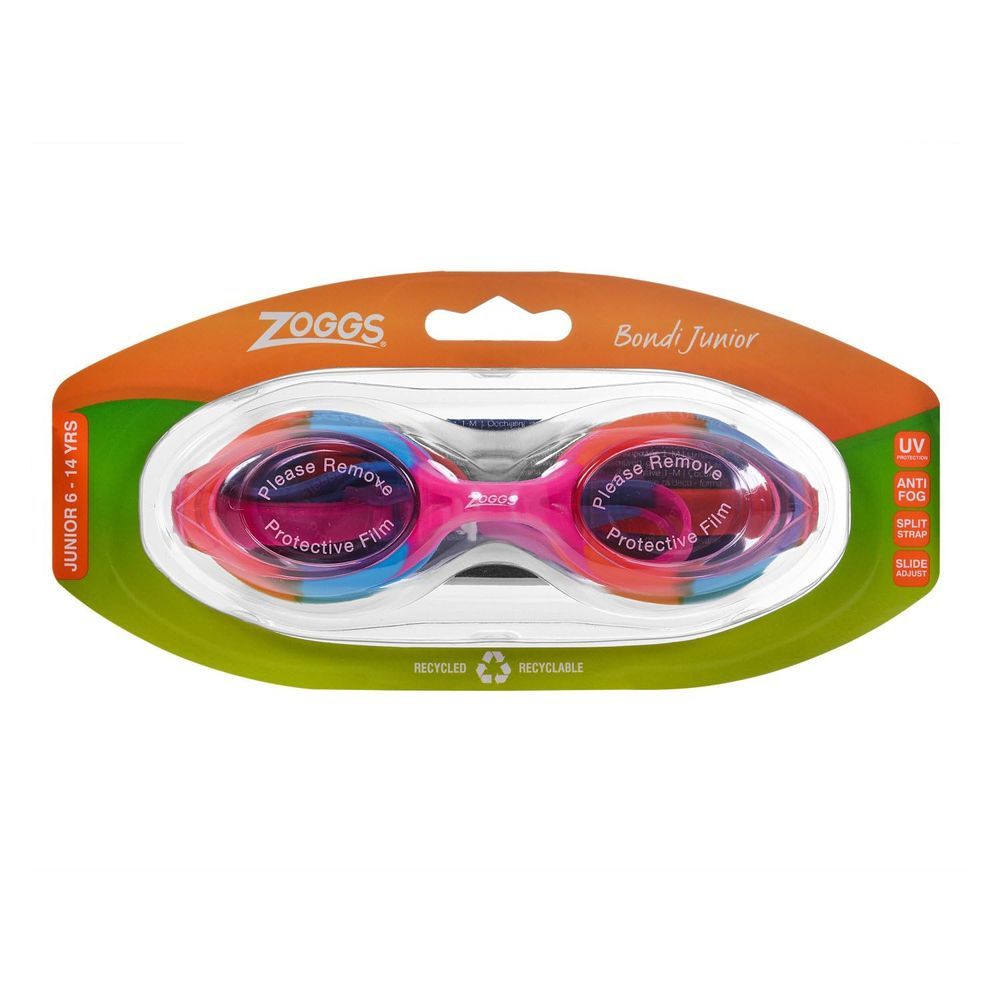 Zoggs - Bondi Junior Tinted Swimming Goggles - Pink/Orange/Blue