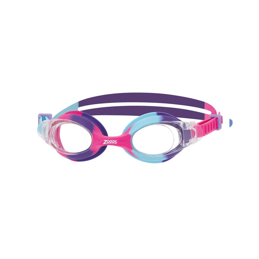 Zoggs - Little Bondi Clear Swimming Goggles -  Aqua/Purple/Pink