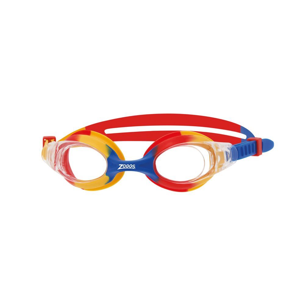 Zoggs - Little Bondi Clear Swimming Goggles - Yellow/Red/Blue