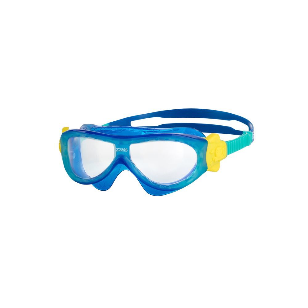 Zoggs - Phantom Kids Mask Clear Swimming Goggles - Turqoise/Blue