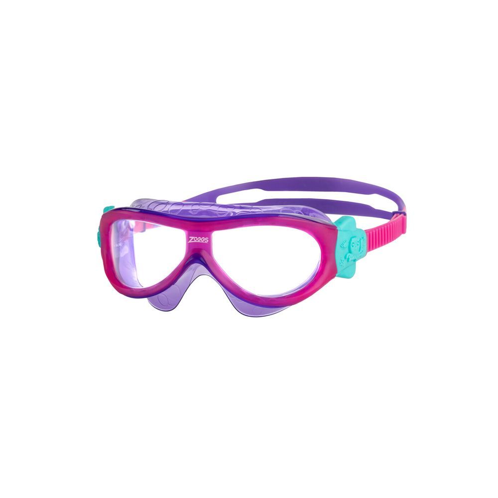 Zoggs - Phantom Kids Mask Clear Swimming Goggles - Violet/Pink