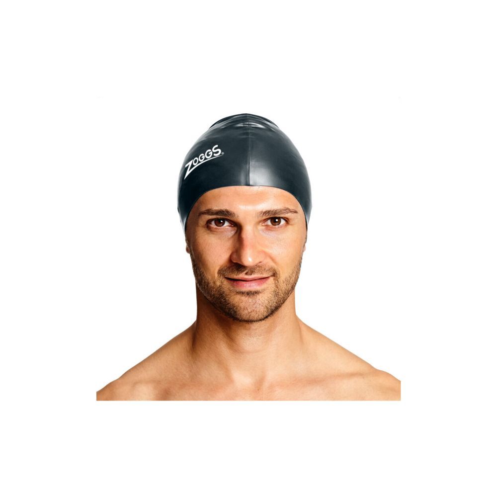 Zoggs - Silicone Swimming Cap - Black