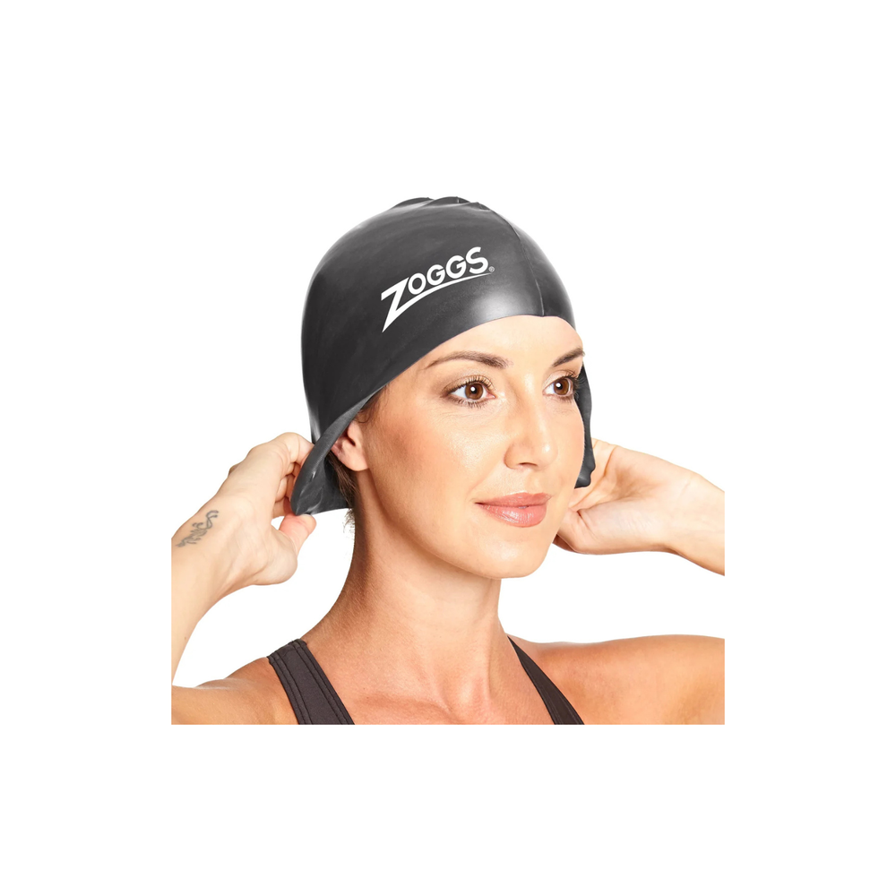 Zoggs - Silicone Swimming Cap - Black