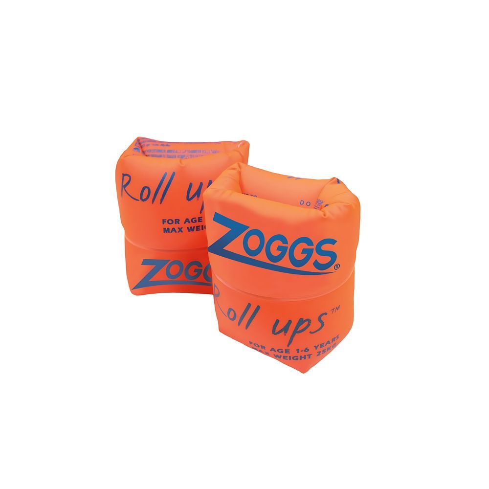 Zoggs - Rolls Up Swimming Float Bands - 6-12Y - Orange