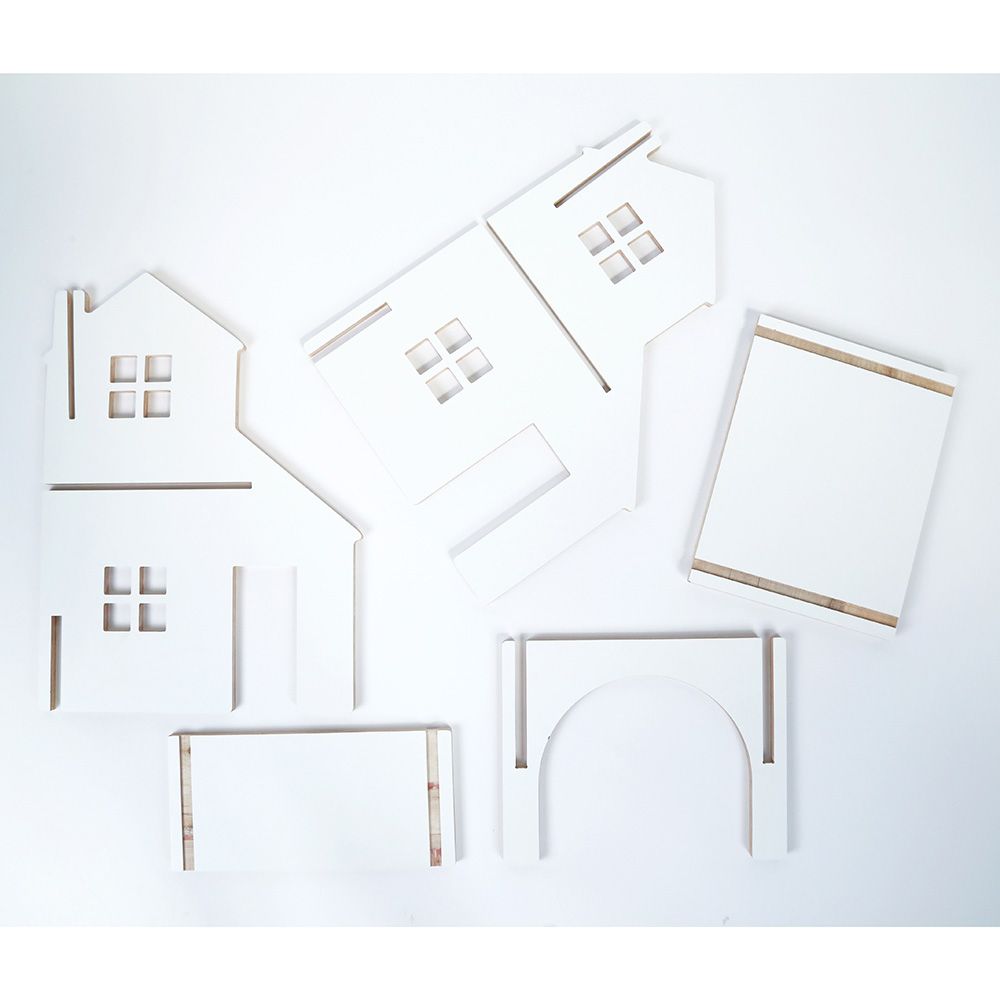 Mkandm - Gia Wooden Chair - White - 5pcs